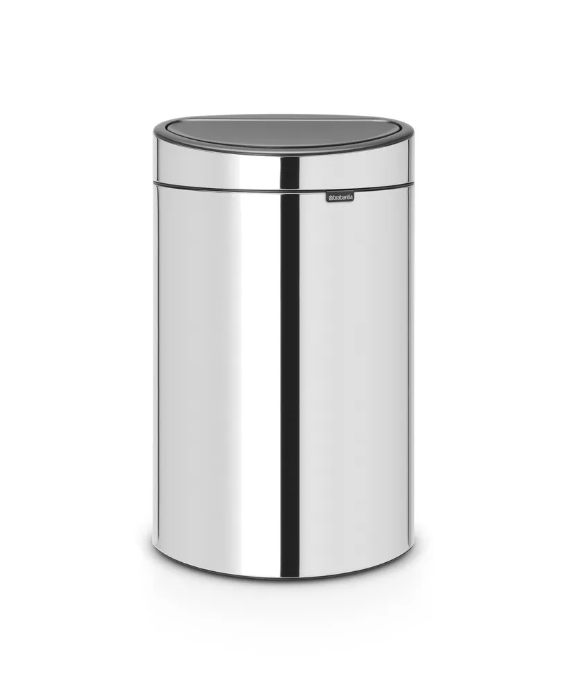 Brabantia Bo Touch Top Multi-Compartment Recycling Trash Can 3 x 3