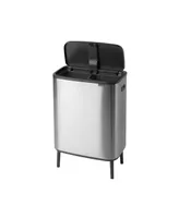 Bo Touch Top Hi Dual Compartment Trash Can, 2 x 8 Gallon