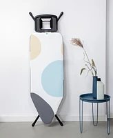 Ironing Board C, 49" x 18", 124 x 45 Centimeter - Solid Steam Iron Rest, 1" 25 Millimeter White Frame