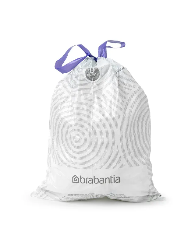 Brabantia PerfectFit Trash Bags, Code C, 2.6-3.2 Gallon, 10-12 Liter, 200 Trash  Bags