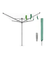 Rotary Lift-o-Matic Clothesline - 197', 60 Meter with Metal Ground Spike and Protective Cover Set