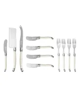 French Home Ultimate 11-Piece Charcuterie Set with Faux Ivory Handles