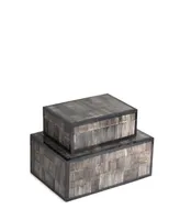 Bermuda Decorative Boxes, Set of 2