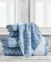 Nautica Zane Chevron Cotton Terry 6 Piece Towel Set