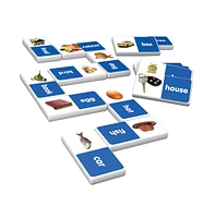 Junior Learning Ten Frame and First Words Dominoes Game Set - 56 Dominoes