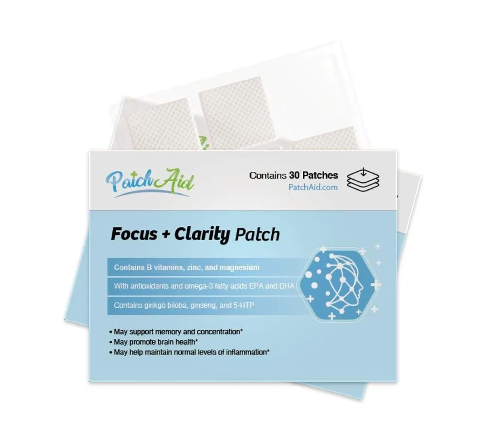Patchaid Focus and Clarity Vitamin Patch by PatchAid (30-Day
