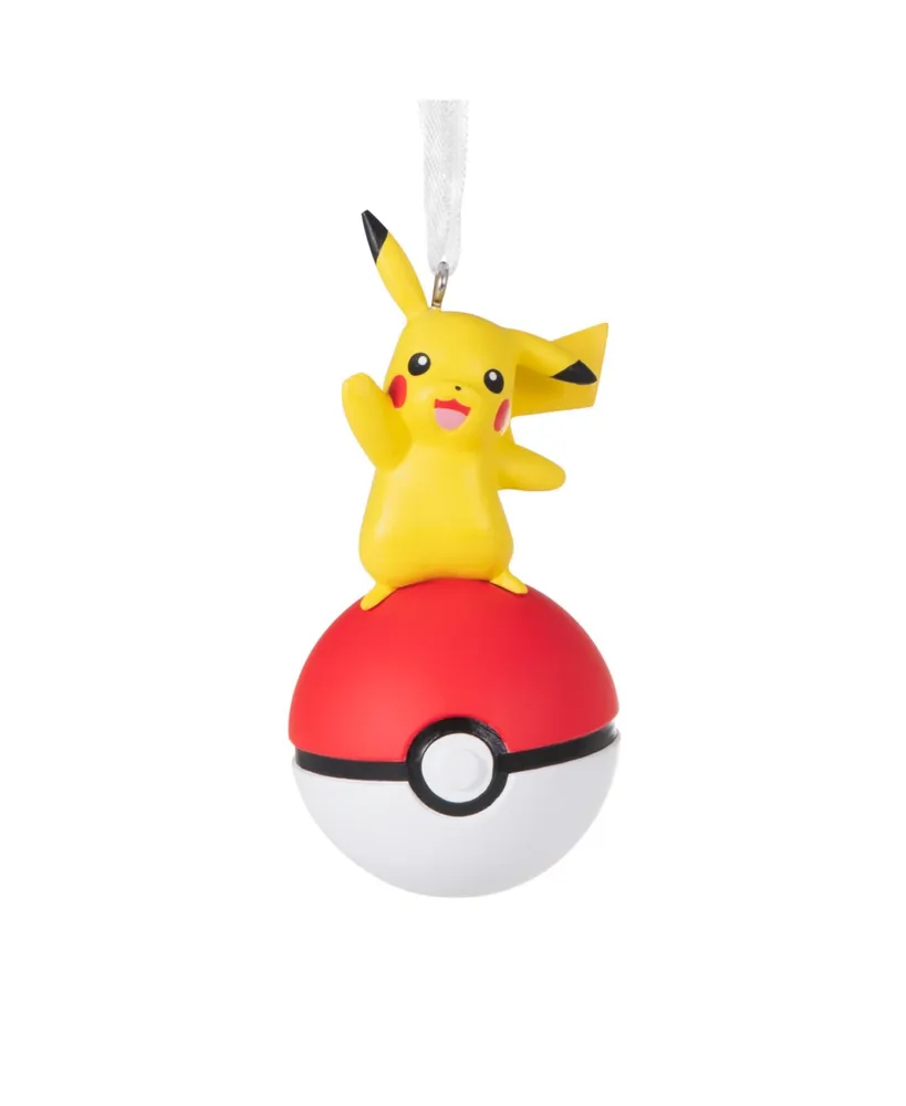 Hallmark Christmas Ornament Pokemon Pikachu on Poke Ball