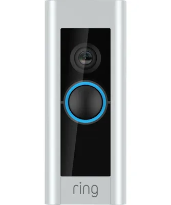 ring Wired Doorbell Pro Satin Nickel