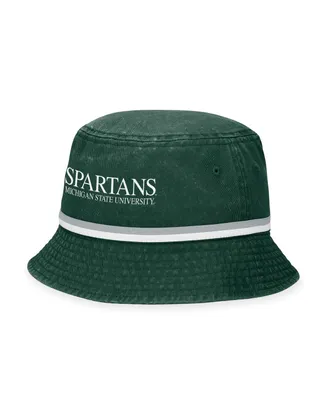 Men's Top of the World Green Michigan State Spartans Ace Bucket Hat