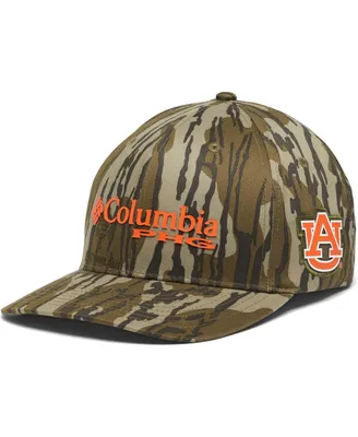 Men's Columbia Mossy Oak Camo Auburn Tigers Bottomland Flex Hat