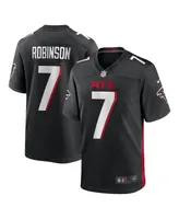 Nike Men's Bijan Robinson Atlanta Falcons 2023 Nfl Draft First Round Pick Throwback Game Jersey