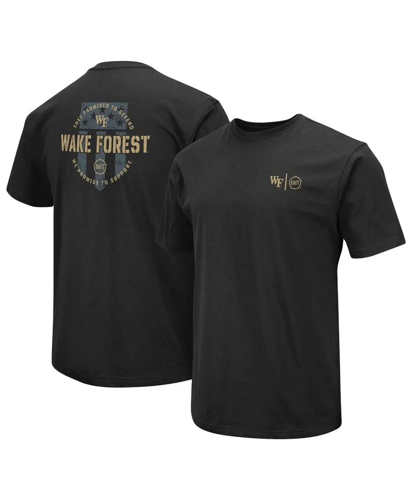 Men's Colosseum Black Wake Forest Demon Deacons Oht Military-Inspired Appreciation T-shirt