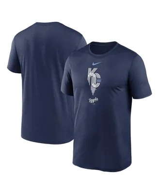 Men's Nike Navy Kansas City Royals Connect Logo T-shirt