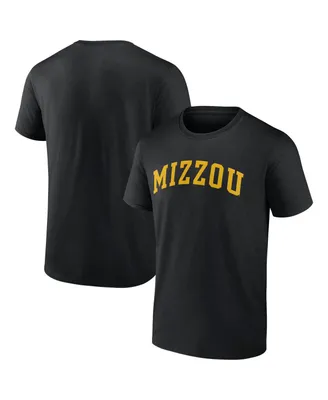 Men's Fanatics Black Missouri Tigers Basic Arch T-shirt