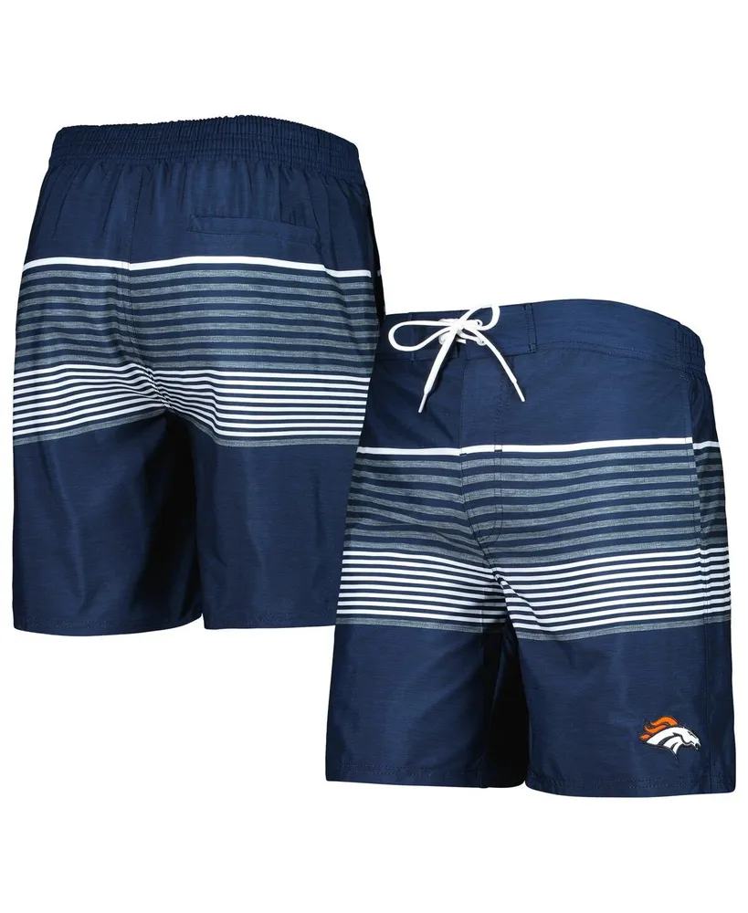 Men's G-iii Sports by Carl Banks Navy Denver Broncos Coastline Volley Swim Shorts