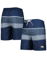 Men's G-iii Sports by Carl Banks Navy Denver Broncos Coastline Volley Swim Shorts