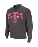 Colosseum Men's Nc State Wolfpack Arch & Logo Crew Neck Sweatshirt