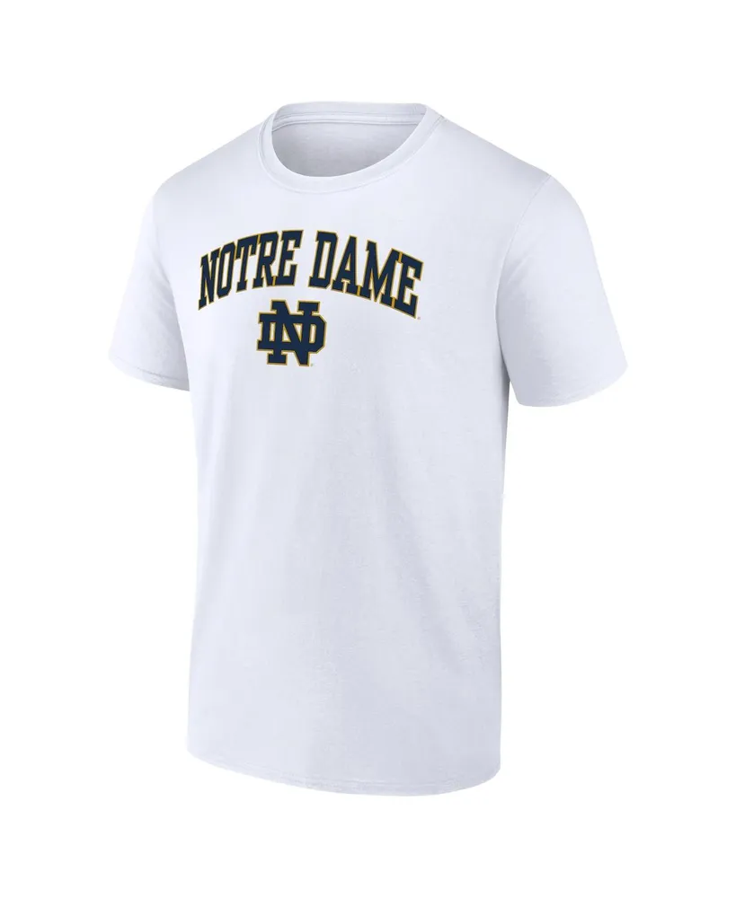 Men's Fanatics White Notre Dame Fighting Irish Campus T-shirt