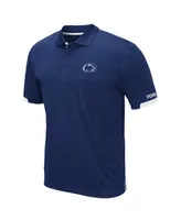 Men's Colosseum Navy Penn State Nittany Lions Big and Tall Santry Polo Shirt