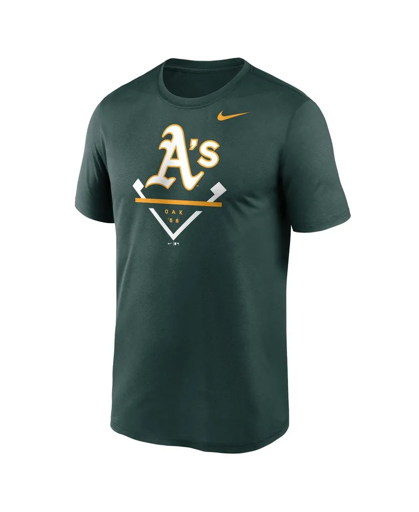 Men's Nike Green Oakland Athletics Icon Legend Performance T-shirt