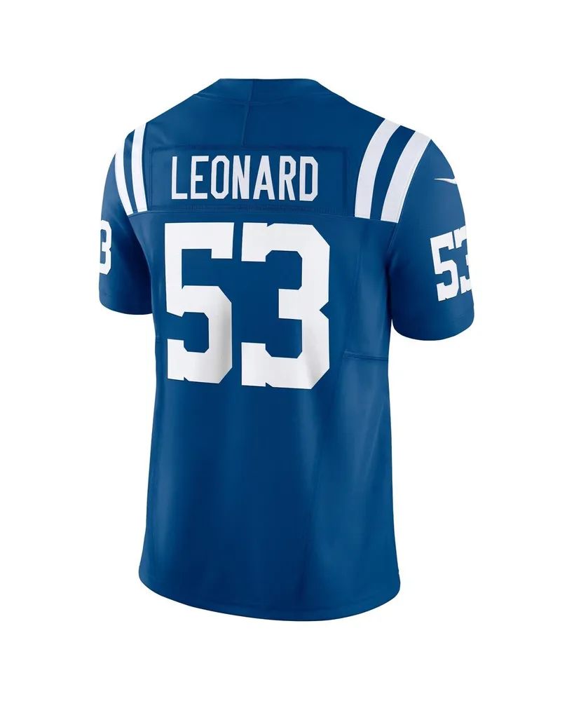 Men's Nike Shaquille Leonard Royal Indianapolis Colts Vapor F.u.s.e. Limited Jersey