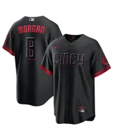 Men's Nike Black Cincinnati Reds Joe Morgan 2023 City Connect Replica Player Jersey