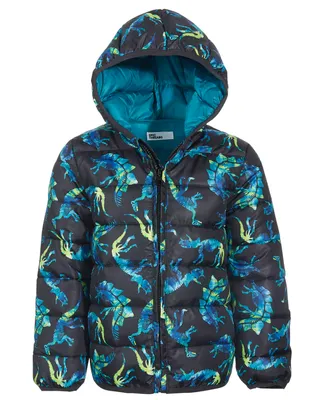 Epic Threads Little Boys Dino Packable Puffer Coat, Created for Macy's