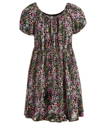 Epic Threads Toddler & Little Girls Wildflower-Print Peasant Dress, Created for Macy's
