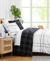 Southshore Fine Linens Urban Grid Oversized Piece Comforter Set