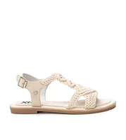 Women's Braided Strap Flat Sandals By Xti