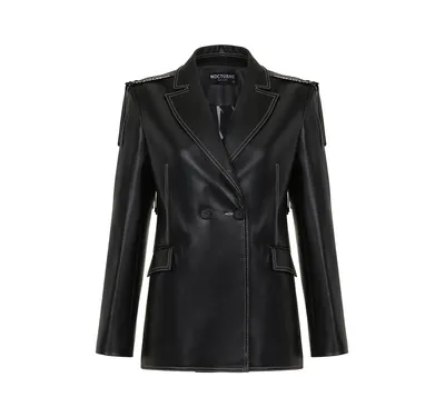 Women's Fringed Faux Leather Jacket
