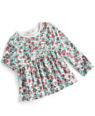 First Impressions Baby Girls Roses Tunic, Created for Macy's