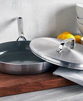 GreenPan GP5 Stainless Steel Healthy Ceramic Nonstick Covered 12" Fry pan