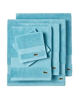 Lacoste Home Heritage Anti-Microbial Supima Cotton 6 Piece Bath Towel Set