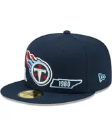 Men's New Era Navy Tennessee Titans Identity 59FIFTY Fitted Hat