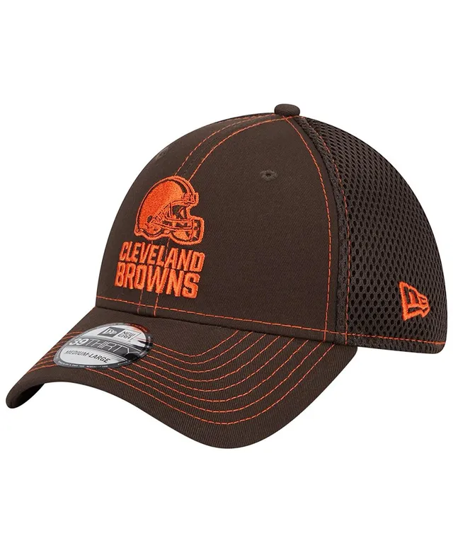 New Era Men's Cleveland Browns 2023 Sideline Historic 39THIRTY Stretch Fit Hat - Dark Brown - L/XL Each