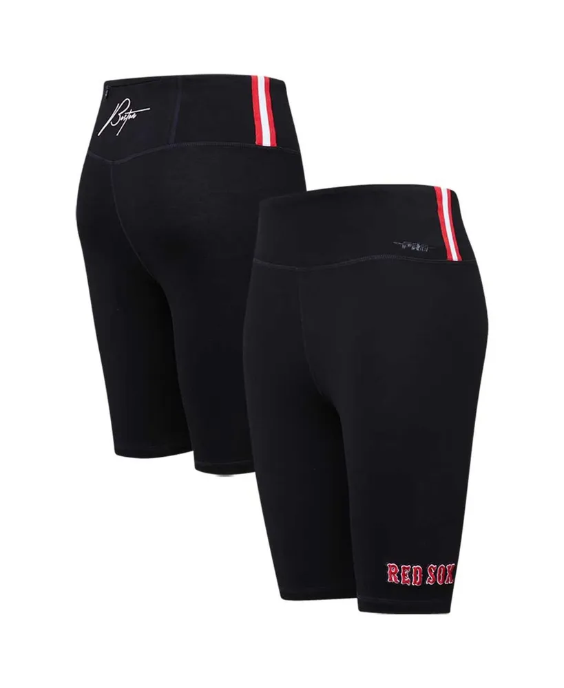 Women's Pro Standard Black Boston Red Sox City Scape Bike Shorts