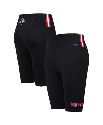 Women's Pro Standard Black Boston Red Sox City Scape Bike Shorts