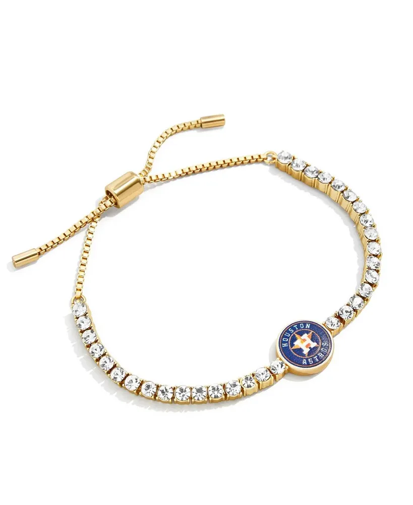 Women's Baublebar Houston Astros Pull-Tie Tennis Bracelet - Gold