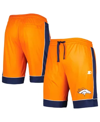 Men's G-iii Sports by Carl Banks Orange, Navy Denver Broncos Fan Favorite Fashion Shorts