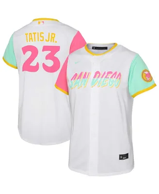 Infant Boys and Girls Nike Fernando Tatis Jr. White San Diego Padres City Connect Player Jersey