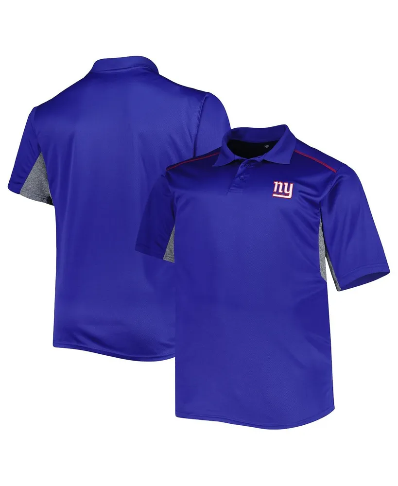 Men's Royal New York Giants Big and Tall Team Color Polo Shirt