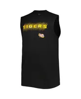 Men's Black Lsu Tigers Big and Tall Tank Top