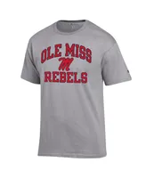 Men's Champion Heather Gray Ole Miss Rebels High Motor T-shirt