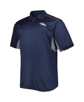 Men's Navy Denver Broncos Big and Tall Team Color Polo Shirt