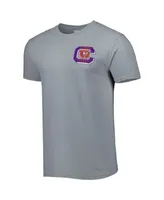 Men's Graphite Clemson Tigers Vault State Comfort T-shirt