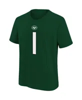 Big Boys Nike Sauce Gardner Green New York Jets Player Name and Number T-shirt