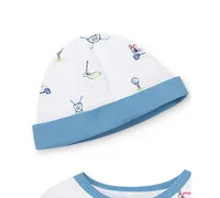 Little Me Baby Boys Golf Club Coverall with Hat, 2 Piece Set