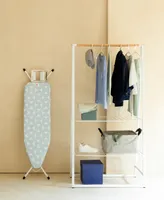 Ironing Board B, 49 x 15" 124 x 38 Centimeter with Steam Iron Rest, 0.9" 22 Milimeter and White Frame