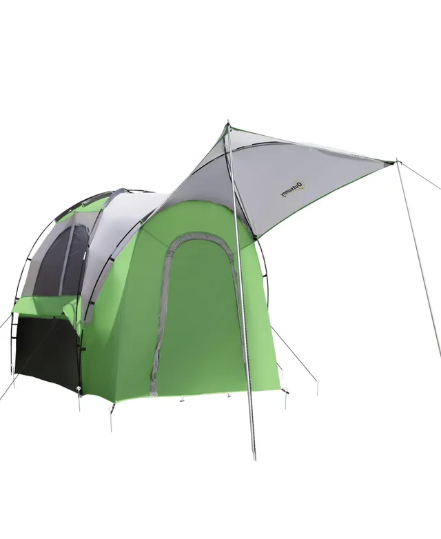 Outsunny Camping Tents 4 Person Pop Up Tent Quick Setup Automatic